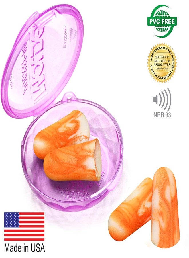 MOLDEX Soft Foam Earplugs 100 Pairs Softies® Ear Plugs for Sleeping, Snoring, Work, Travel, Shooting -33dB Highest NRR Made in USA - Image 2